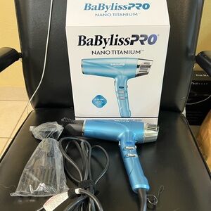 BaBylissPRO Nano Titanium Hair Dryer - Blue